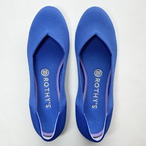 Rothy's The Flat Cornflower Blue Knit Flats Women's Size 8